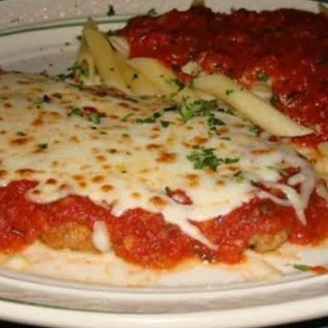 Chicken Parmigiana Pasta.