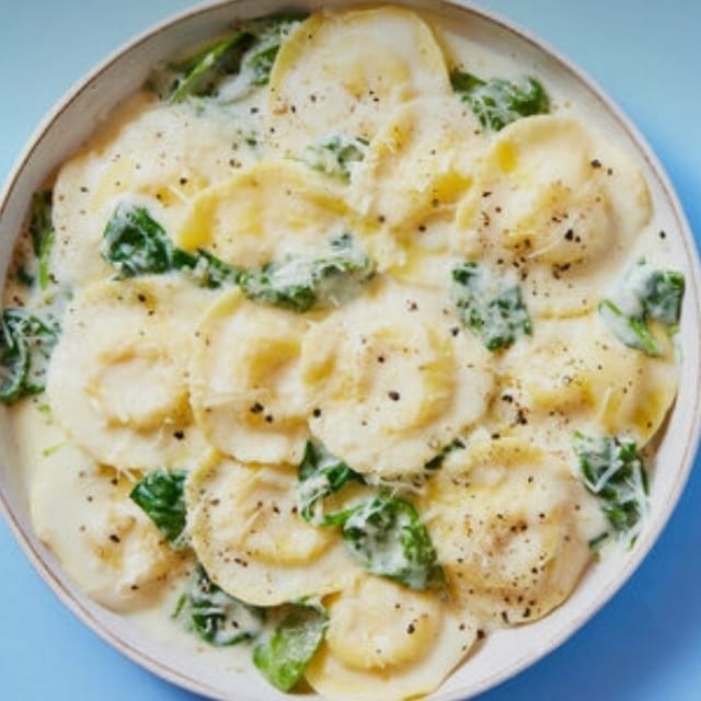 Spinach Ravioli.