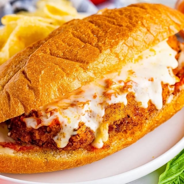 Chicken Parmigiana Sub.