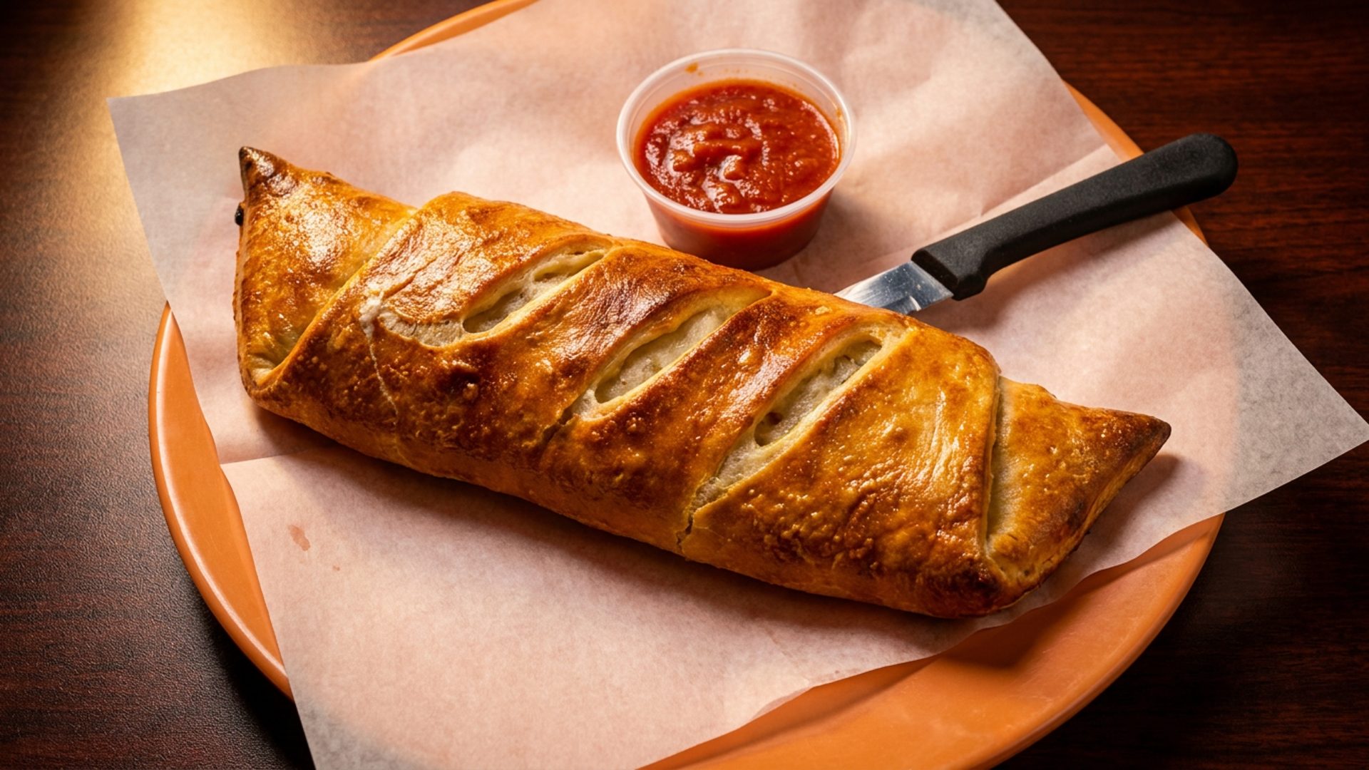 Pizza, stromboli, burgers, and more
