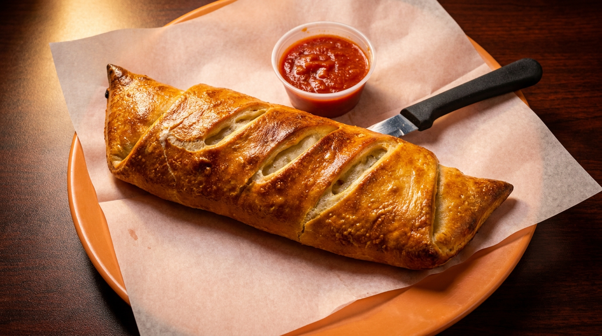 Pizza, stromboli, burgers, and more
